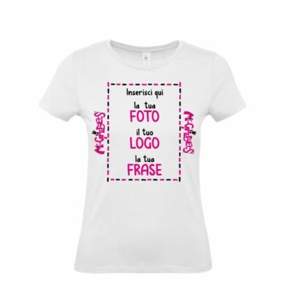 t-shirt donna personalizzabile