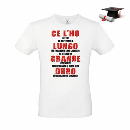 t-shirt laurea mr gadgets