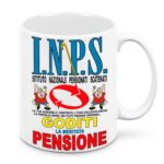 Tazza Pensione I.N.P.S. UOMO-DONNA