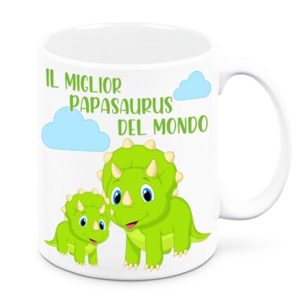 Tazza Festa del Papà Papasaurus